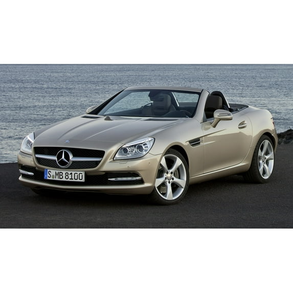2011 Mercedes Benz SLK Class - 12x18 Inch Laminated Poster - Stunning Detail and Bold Colors