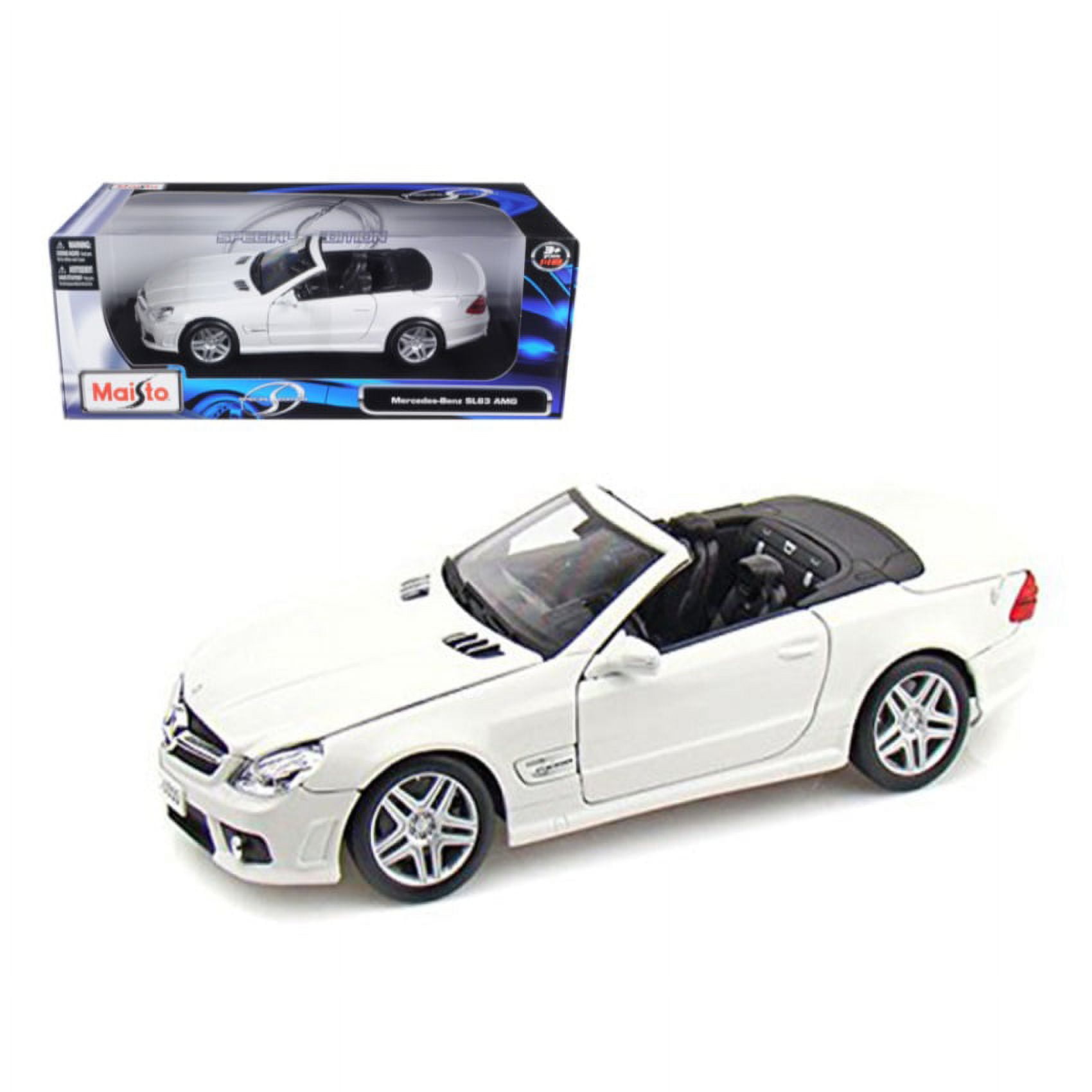 マック 1/18 メルセデスSL63 AMG R230 ミニカー シルバー Amazon