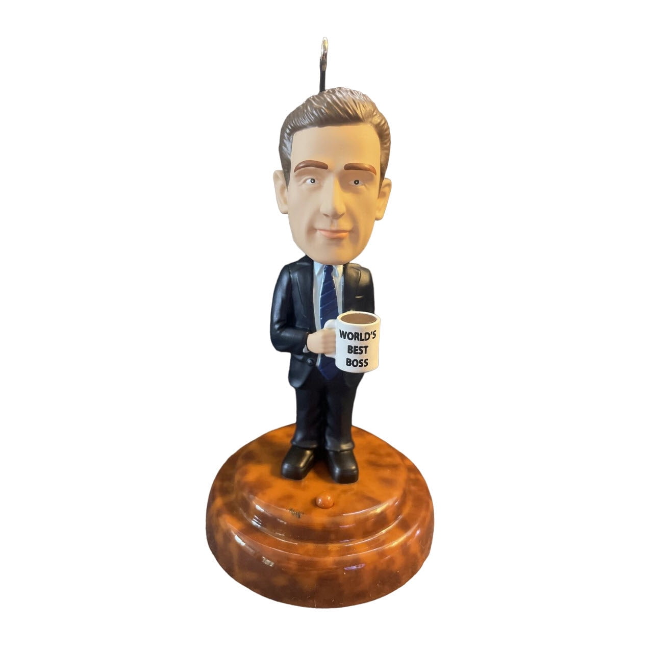 The office Michael Scott good bobblehead hallmark Christmas ornament 2011