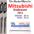 thumbnail image 1 of 2011 Mitsubishi Endeavor Wiper Blades (Set of 2), 1 of 3