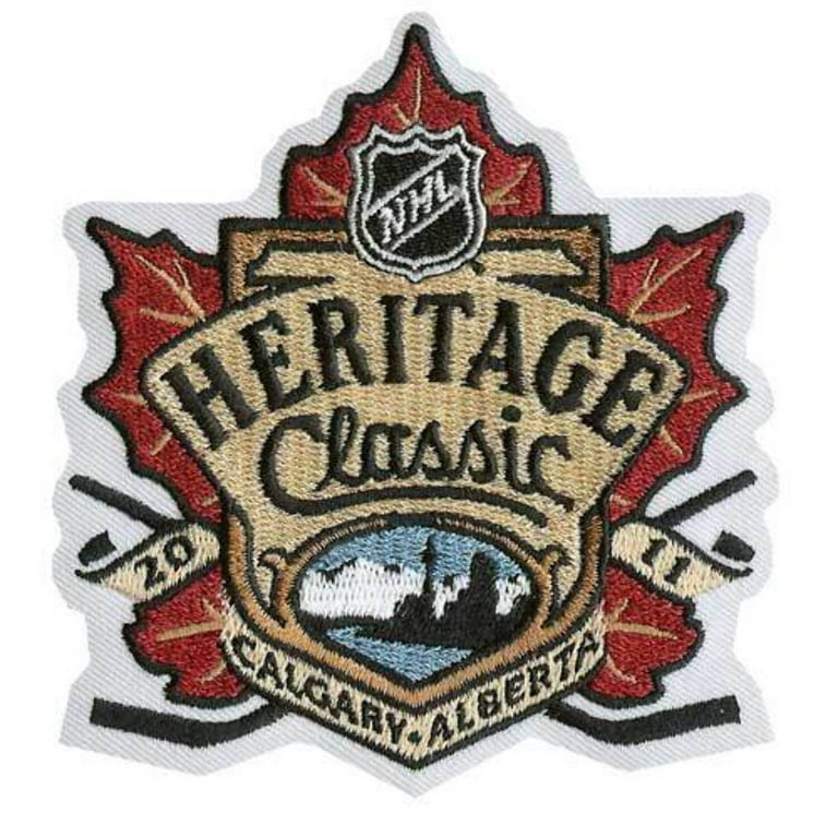 2011 NHL Heritage Classic Game Logo Jersey Patch Calgary Flames
