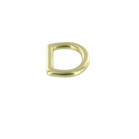 2011 Natural Brass, D-Ring, Solid Brass-LL, 5/8"