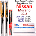 thumbnail image 1 of 2011 Nissan Murano Performance Beam Wipers (Set of 3) w/Rear Wiper, 1 of 3