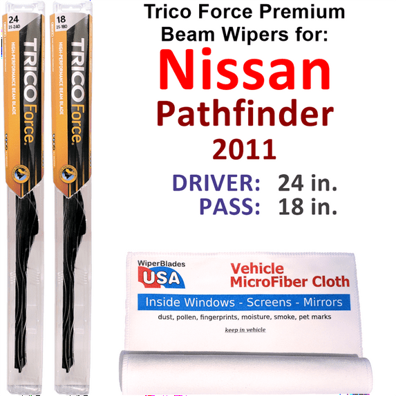 2011 Nissan Pathfinder Performance Beam Wipers (Set of 2)