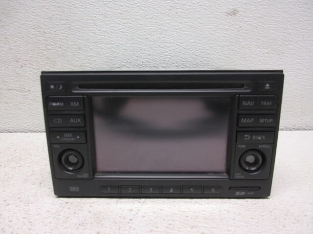 Pre-Owned 2011 Nissan Rogue AM FM 6 Disc CD Radio Receiver w/ Navigation OEM LKQ - Verify Specific Vehicle Fitment In Description - (Good)