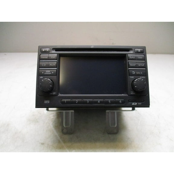 Pre-Owned 2011 Nissan Rogue Radio Receiver CD Player Navigation Display OEM - Verify Specific Vehicle Fitment In Description - (Good)