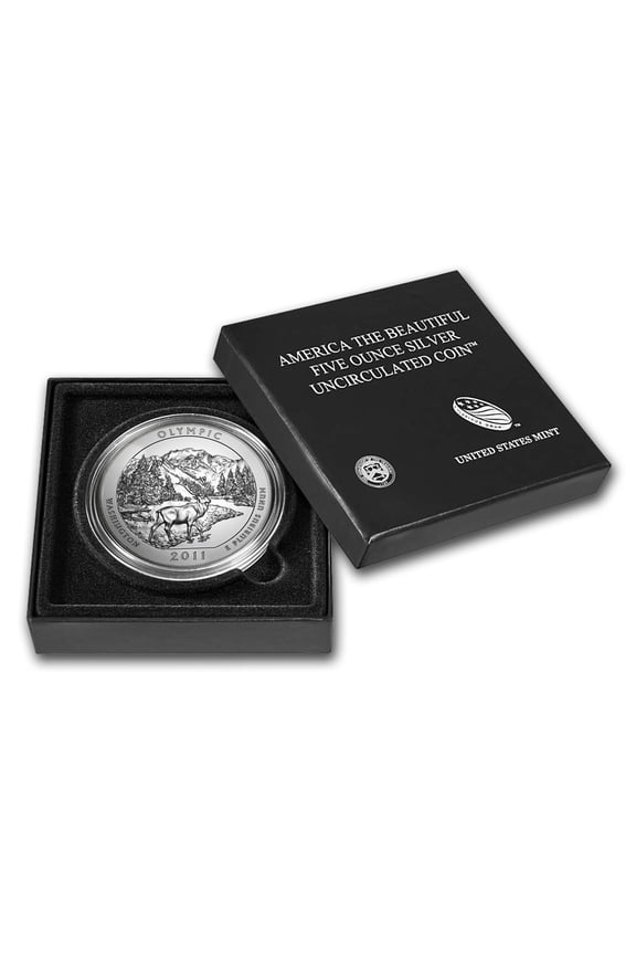 2011-P 5 oz Silver ATB Olympic (w/Box & COA)