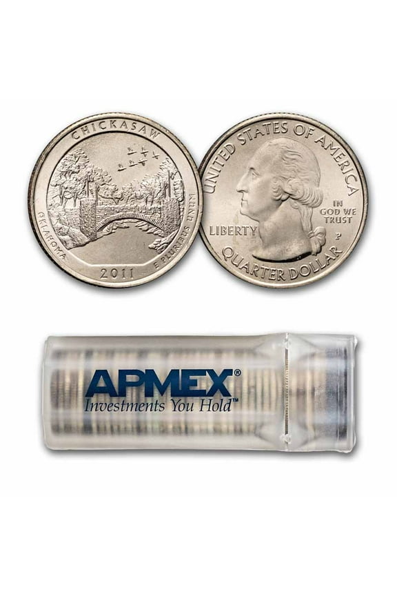 2011-P ATB Quarter Chickasaw National Recreation 40-Coin Roll BU