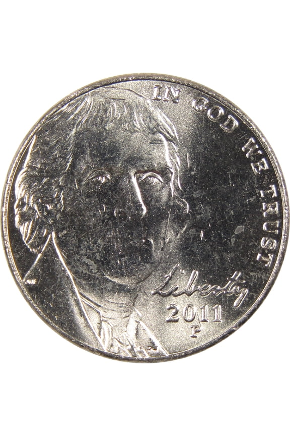 2011 P Jefferson Nickel Uncirculated 5c Coin
