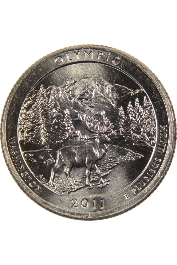 2011 P Olympic National Park Quarter BU Uncirculated Clad 25c Coin