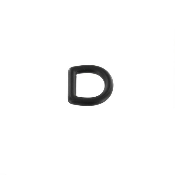 2011 PVD Black Matte, D-Ring, Solid Brass-LL, Multiple Sizes