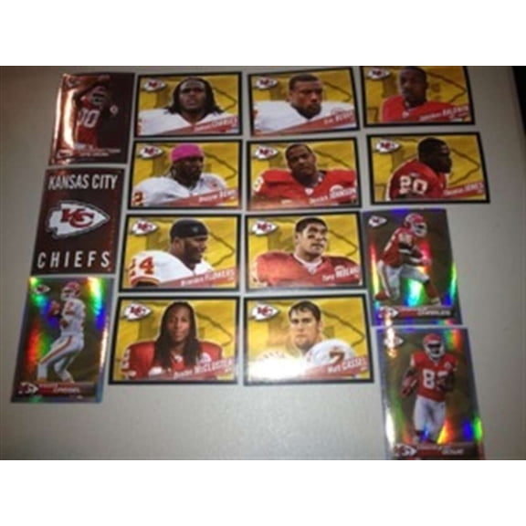 2011 Panini Stickers Kansas City Chiefs Team Set 15 Cards Bowe