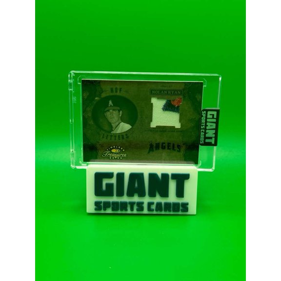 2011 Panini Timeless Treasures HOF Letters Nolan Ryan HOF-36 15/15 Game-Worn Jersey Patch California Angels MLB Baseball Trading Card