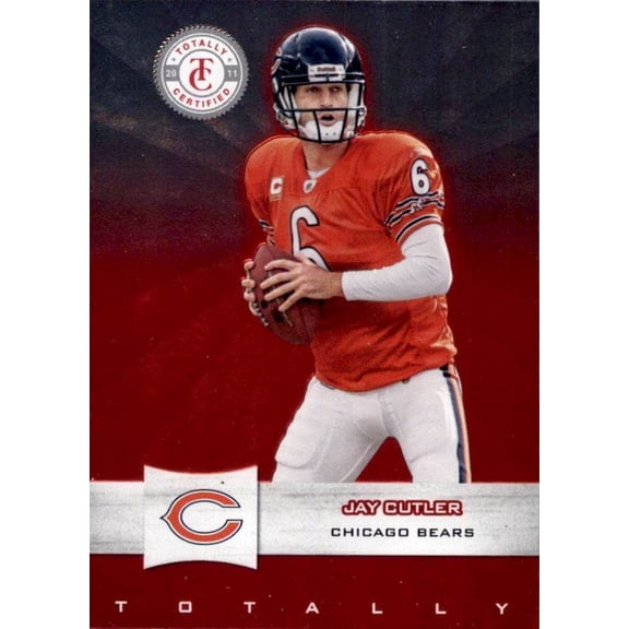 2011 Panini Totally Certified Base Set #71 Jay Cutler Chicago Bears Football Card Chicago Bears NFL Football Trading Card