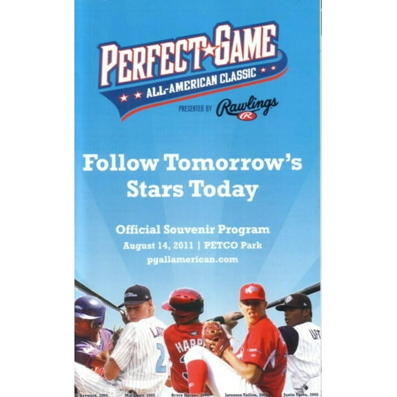 2011 Perfect Game High School All-American baseball program Carlos Correa Max Fried Corey Seager Jesse Winker Jameis Winston