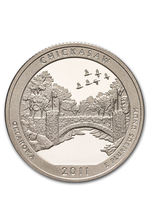 2011-S ATB Quarter Chickasaw National Historical Proof