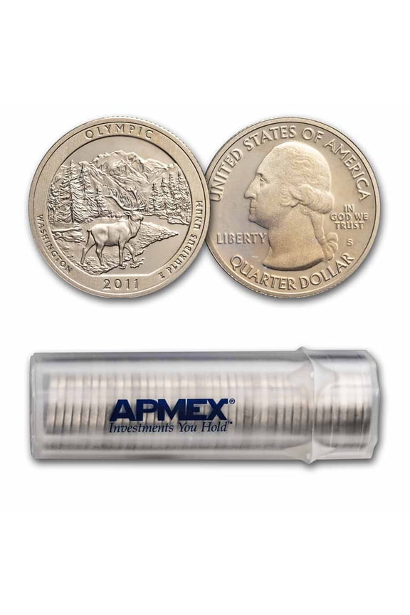 2011-S ATB Quarter Olympic National Gem Proof 40-Coin Roll