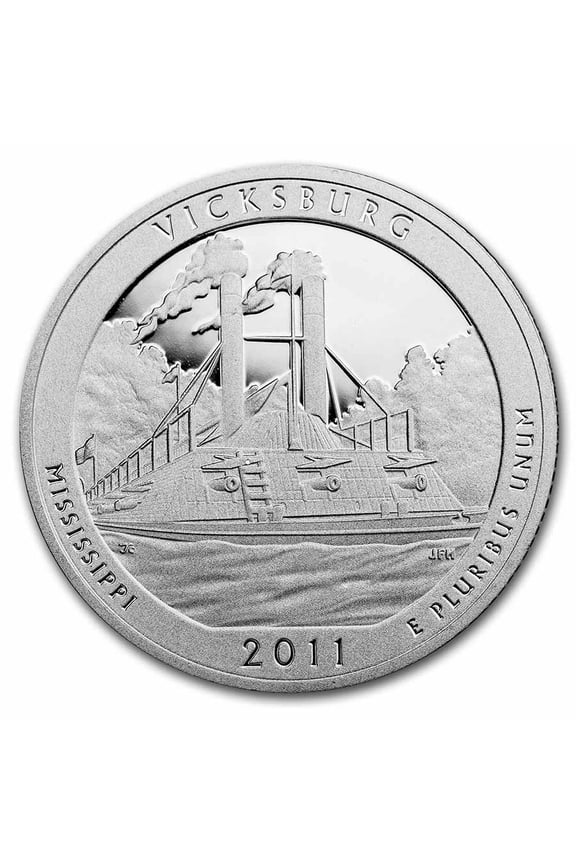 2011-S ATB Quarter Vicksburg National Historical Proof (Silver)