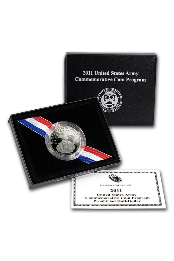 2011-S Army 1/2 Dollar Clad Commemorative Proof (Box & COA)