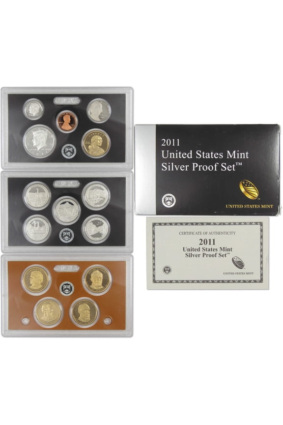 2011 Silver Proof Set U.S. Mint Original Government Packaging OGP COA