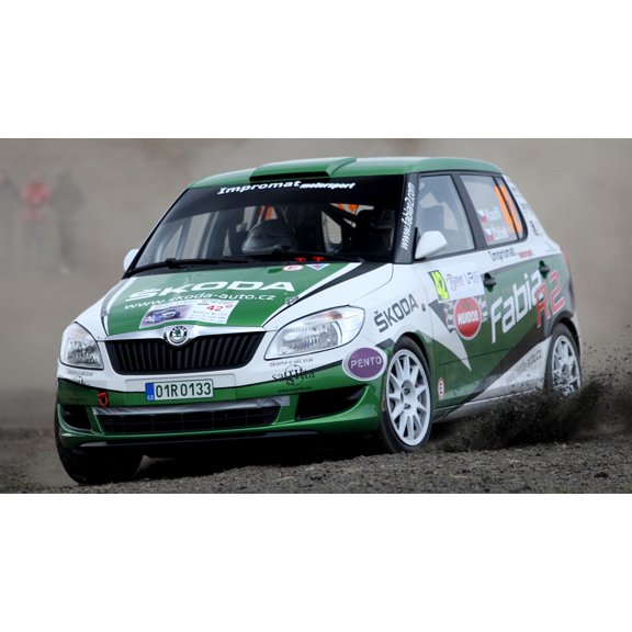 2011 Skoda Fabia R2 - 12x18 Inch Laminated Poster - Stunning Detail and Bold Colors