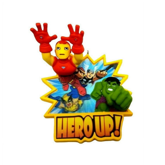 2011 Time to Hero Up! (Super Hero Squad) Hallmark Keepsake Christmas Tree Ornament - QXI2627