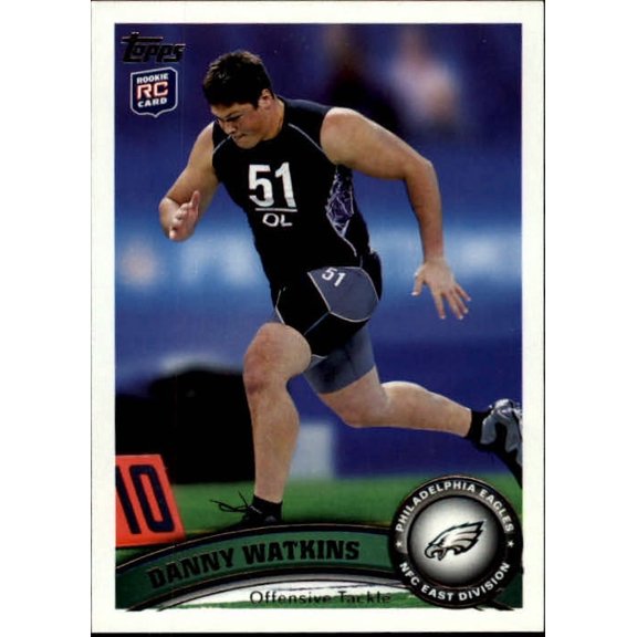 2011 Topps #43 Danny Watkins RC NFL Football Trading Card
