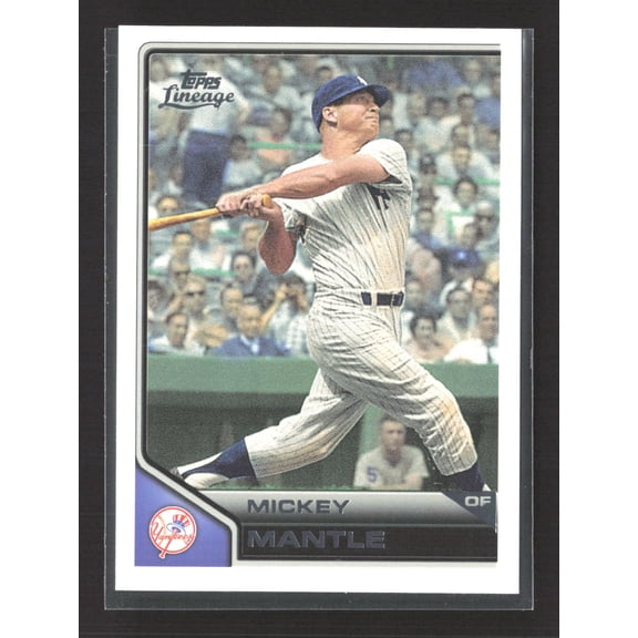 2011 Topps Lineage Mickey Mantle New York Yankees #7 Baseball Card