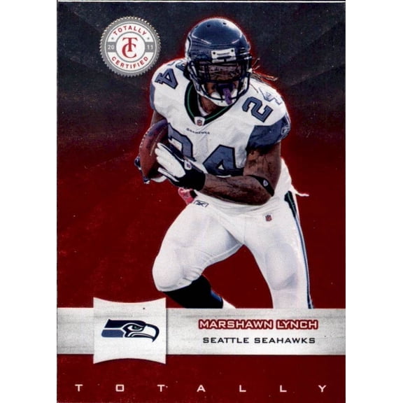 2011 Totally Certified Base Set Panini #93 Marshawn Lynch Seattle Seahawks Football Card Seattle Seahawks NFL Football Trading Card