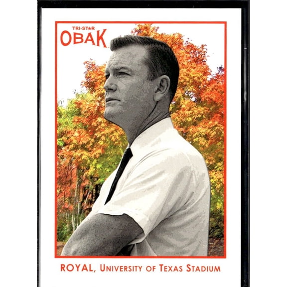 2011 Tri Star Obak Darrell Royal Texas Longhorns #37 NCAA Football Card