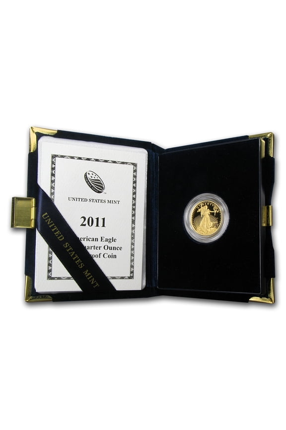 2011-W 1/4 oz Proof American Gold Eagle (w/Box & COA)