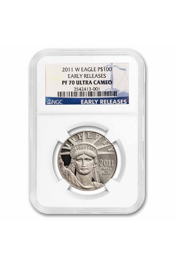 2011-W 1 oz Proof American Platinum Eagle PF-70 NGC (ER)