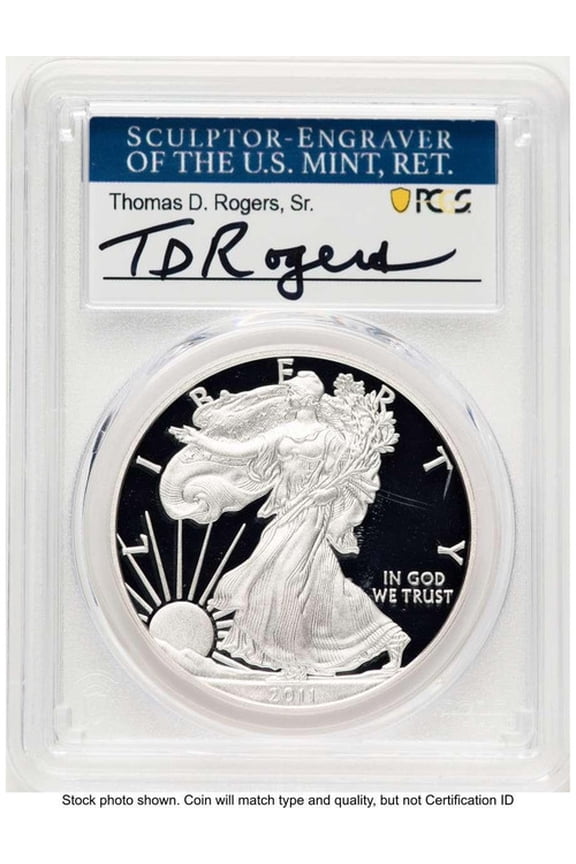 2011-W S$1 Proof American Silver Eagle Coin PCGS PR70 DCAM - HAT781017254