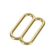 thumbnail image 1 of 20114 Natural Brass, Double Loop, Solid Brass-LL, 1-1/2", 1 of 10