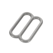 20114 Nickel Matte, Double Loop, Solid Brass-LL