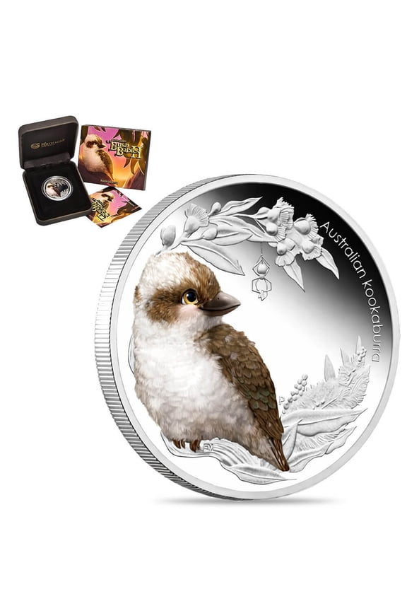2012 1/2 oz Silver Australian Bush Babies Kookaburra Proof Coin Perth Mint