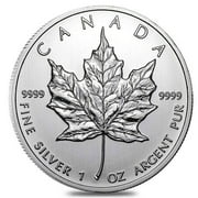 2012 1 oz Canadian Silver Maple Leaf Coin BU Sealed
