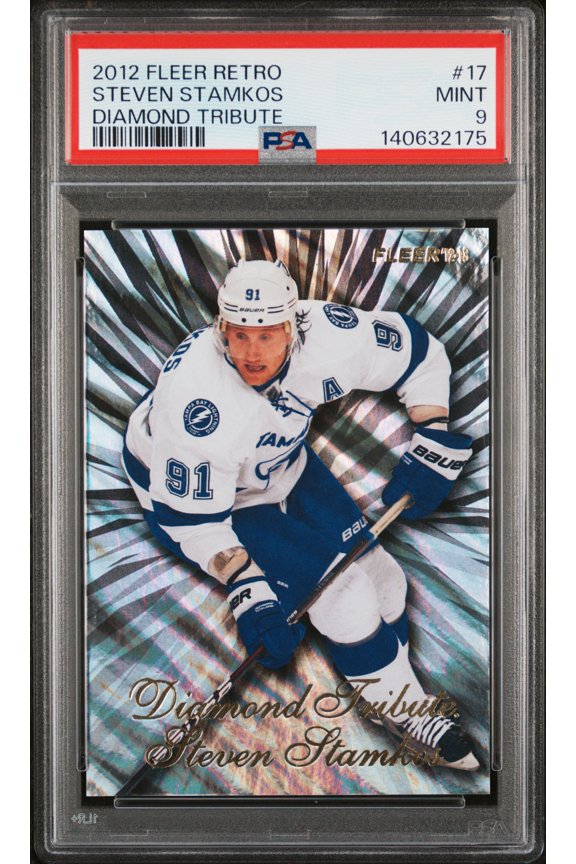 2012-13 Fleer Retro Diamond Tribute Steven Stamkos #17 Insert PSA 9