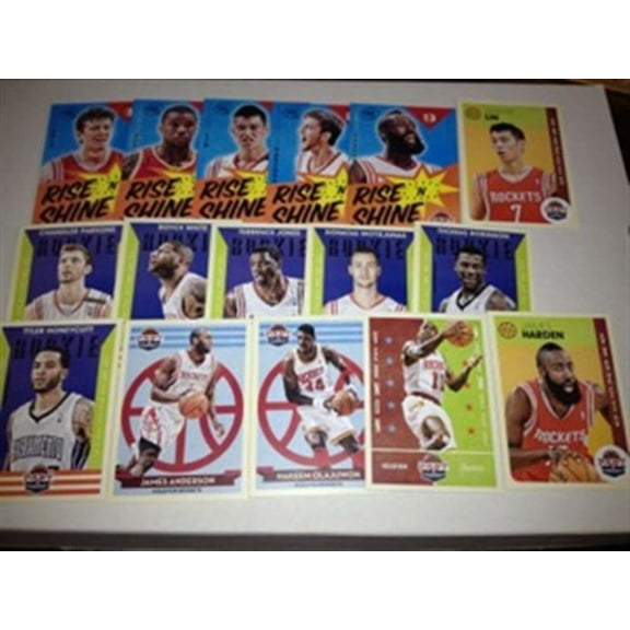 2012-13 Past & Present Houston Rockets Team Set & Rise n Shine! 16 Cards Jeremy Lin James Harden Mint