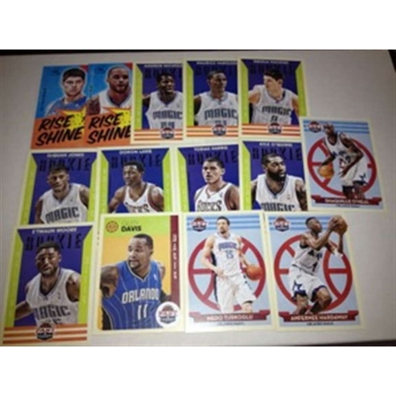 2012-13 Past & Present Orlando Magic Team Set & Rise n Shine! 14 Cards