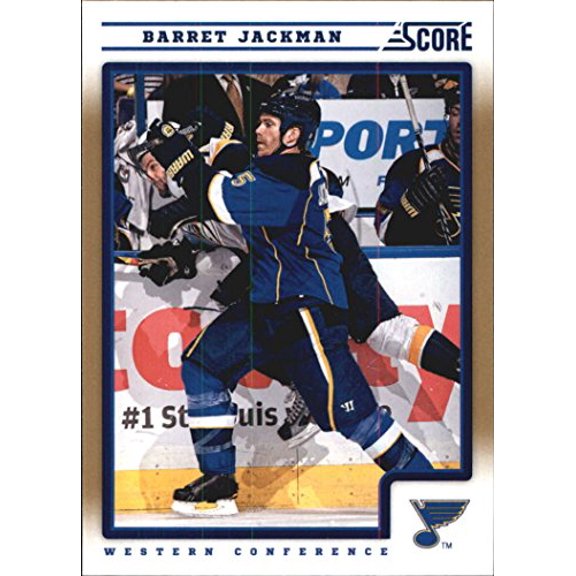 2012-13 Score #408 Barret Jackman NHL Hockey Trading Card