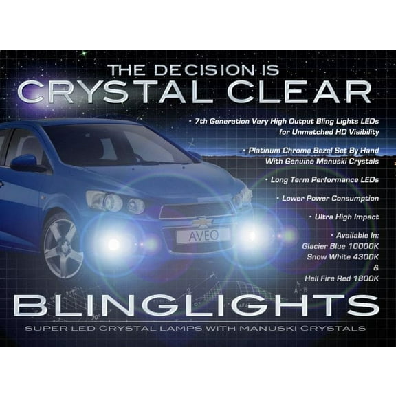 2012 2013 2014 Holden Barina LED Fog Lamps Driving Lights Foglamps Foglights Drivinglights Kit