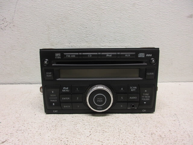 Pre-Owned 2012-2013 Nissan Versa AM FM CD Radio Receiver OEM LKQ - Verify Specific Vehicle Fitment In Description - (Good)