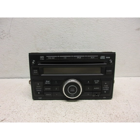 Pre-Owned 2012-2013 Nissan Versa AM FM CD Radio Receiver OEM LKQ - Verify Specific Vehicle Fitment In Description - (Good)