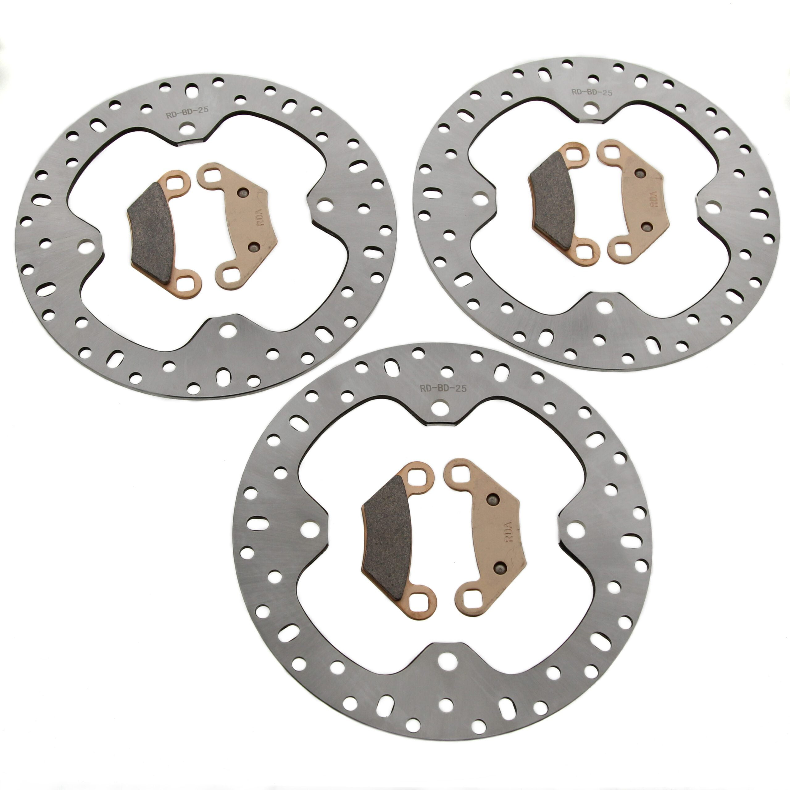 Rear Brake Rotor & Pads For 2007-2008 Polaris 800 Sportsman EFI HO – Severe Duty, Sintered Metal