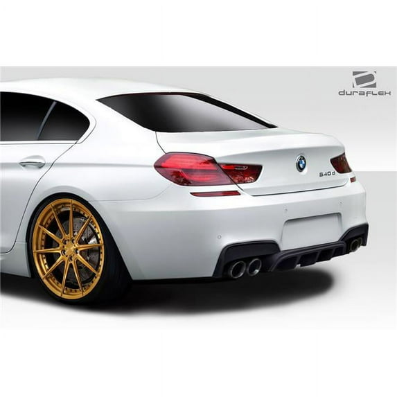 2012-2017 BMW 6 Series M6 F06 F12 F13 AMK Rear Diffuser - Signature Black - 1 Piece