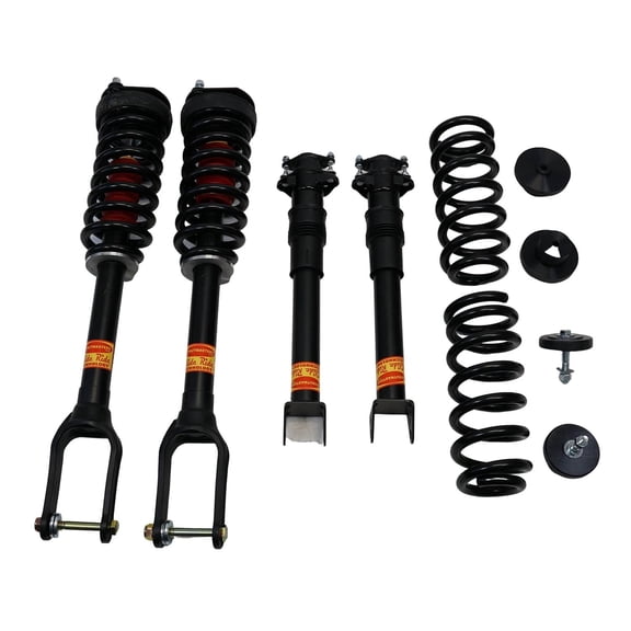 Strutmasters 4-Wheel Air Suspension Conversion Kit with Shocks for 2012-2018 Mercedes-Benz ML63/GLE63 AMG 4MATIC (MK24F)
