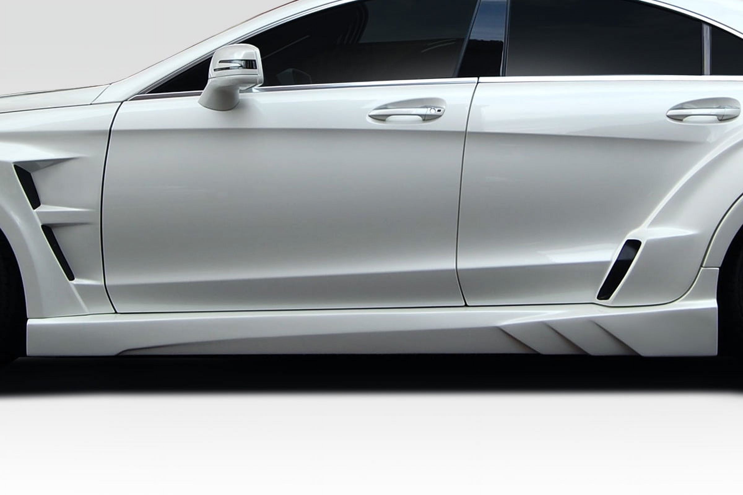 Mercedes Rocker Panel 2012-2018 Mercedes CLS Class W218 Duraflex Vector Wide Body Side Skirt ...