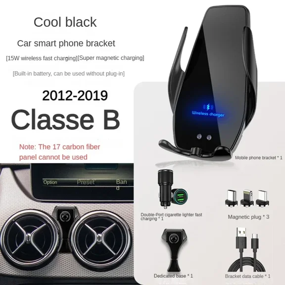 2012-2019 For Mercedes Benz B Class W245 W246 W242 Phone Holder Wireless Charger B180 B200 B250 Car Mount Bracket GPS Support