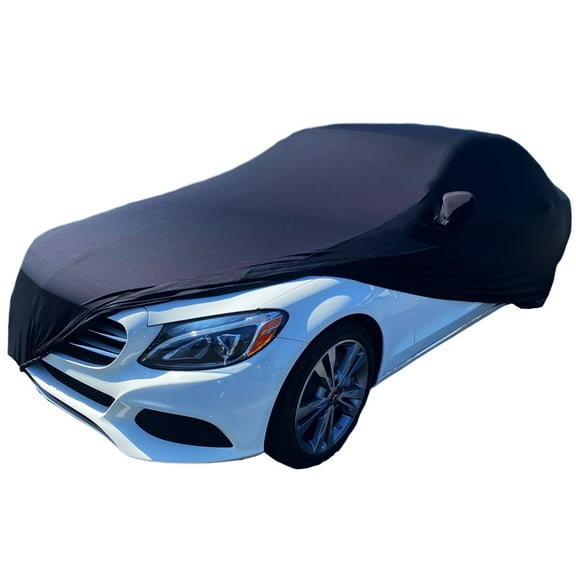 2012-2022 Mercedes AMG C 63, AMG C 43 & C300 Sedans Ultraguard Stretch Satin Indoor Car Cover Black